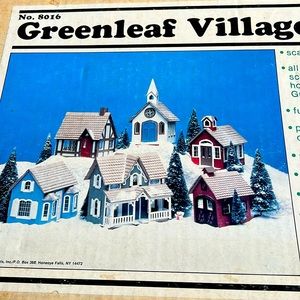 Vintage 1983 Greenleaf village kit No. 8016